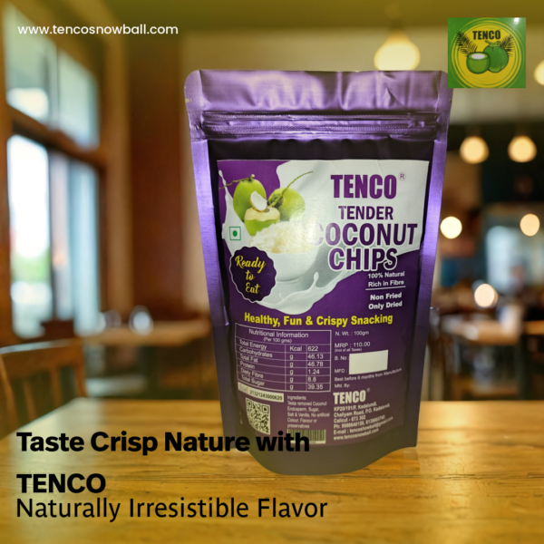 TENDER COCONUT CHIPS (pack of 100g) - Image 3